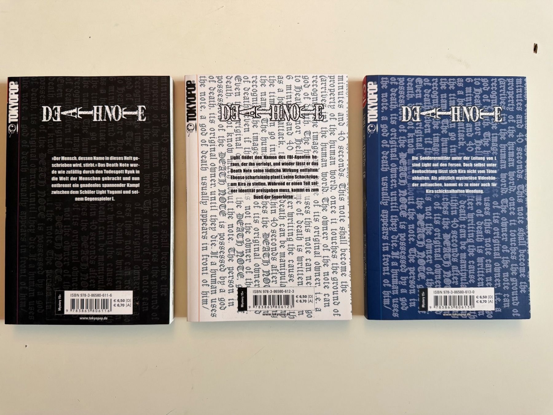 Fumetti: Death Note 1-3 - T. Ohba / T. Obata - Manga Comics – Usato da Münsingen venduto da Ganjam 1