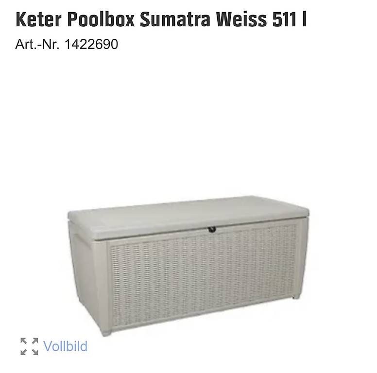 Keter Box contenitori: Keter Gartenbox Poolbox Garten – Usato da Gontenschwil venduto da Datei 1