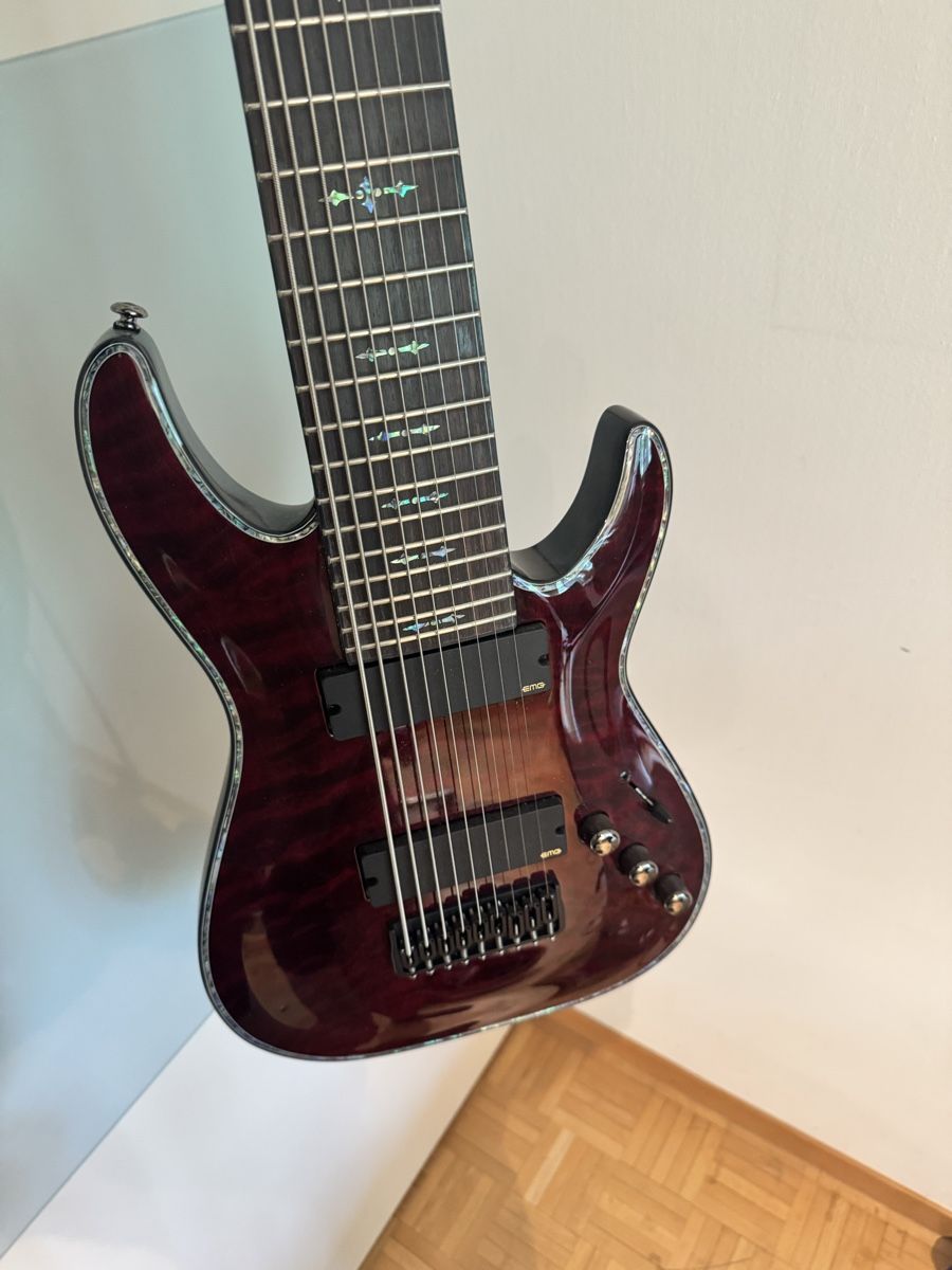 Instruments de musique: Schecter Hellraiser C-9 (black cherry) 9 string – D'occasion à Zürich par plama