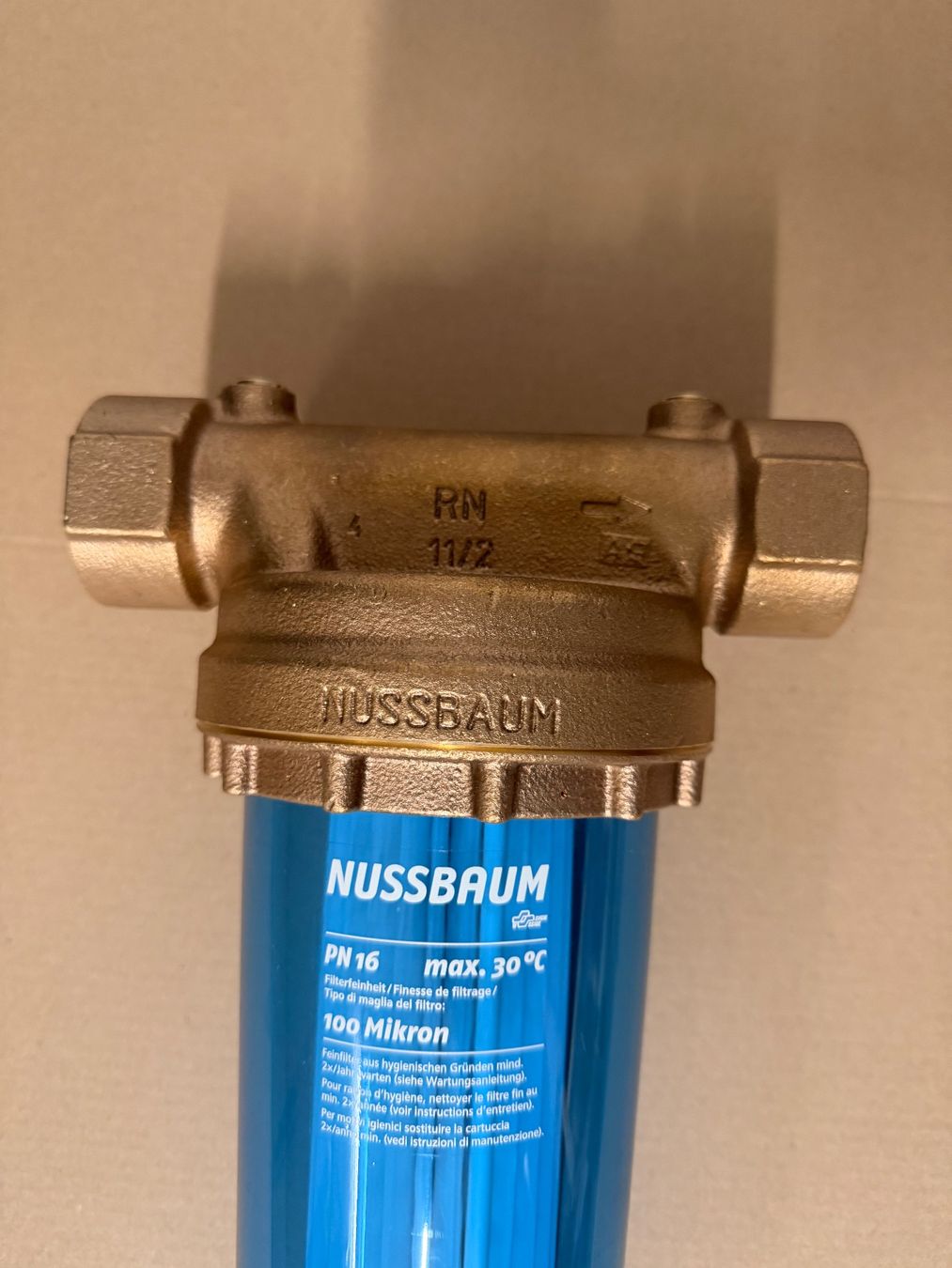 Sanitär: Wasserfilter 1 1/2 Zoll Innengewinde – Neu (gemäss Beschreibung) aus Niedergösgen von elromano74 1