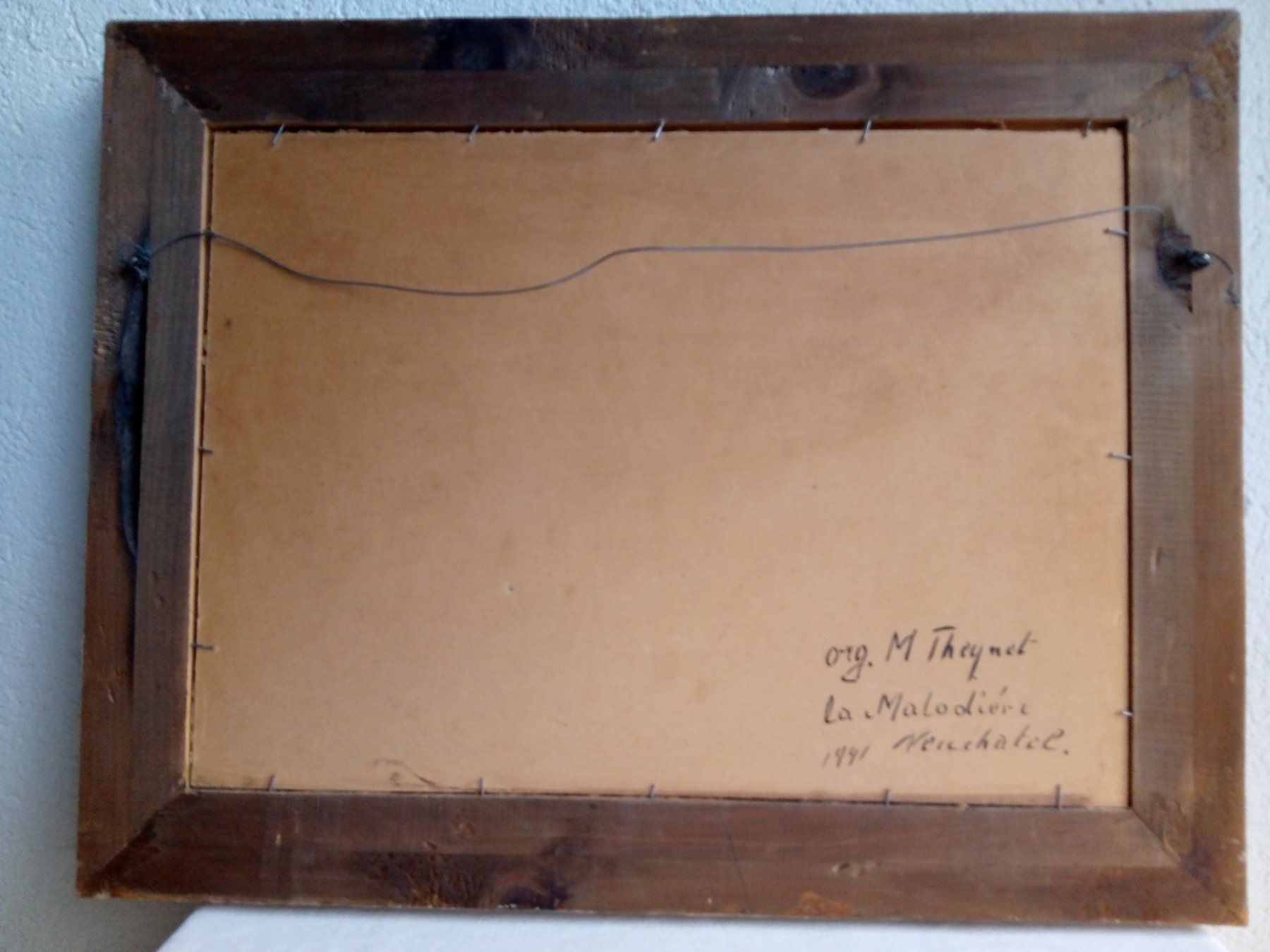 Dipinti: Bild von Max Robert Theynet 1875-1949; Colombier – Usato da Pratteln venduto da Zund-88-Funken 3