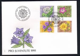 FDC Pro Juventute 1991