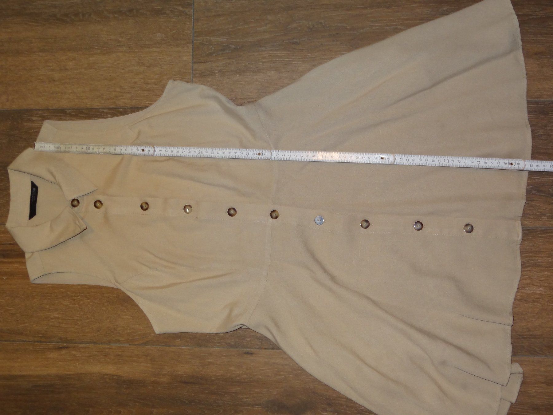 Zara Vestiti: Robe beige sans manches Zara taille M – Usato da Satigny venduto da salvatore73 3