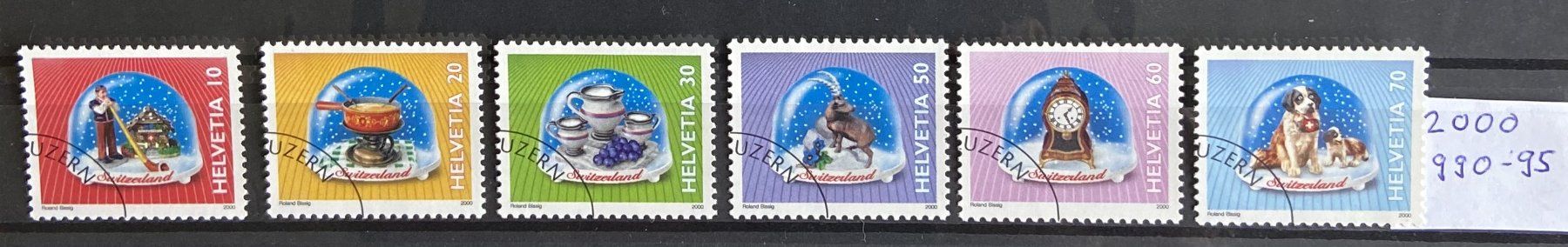 Tutti i francobolli: Lot Schweizer ET Briefmarken Sätze – Usato da Böckten venduto da Hansi36 9