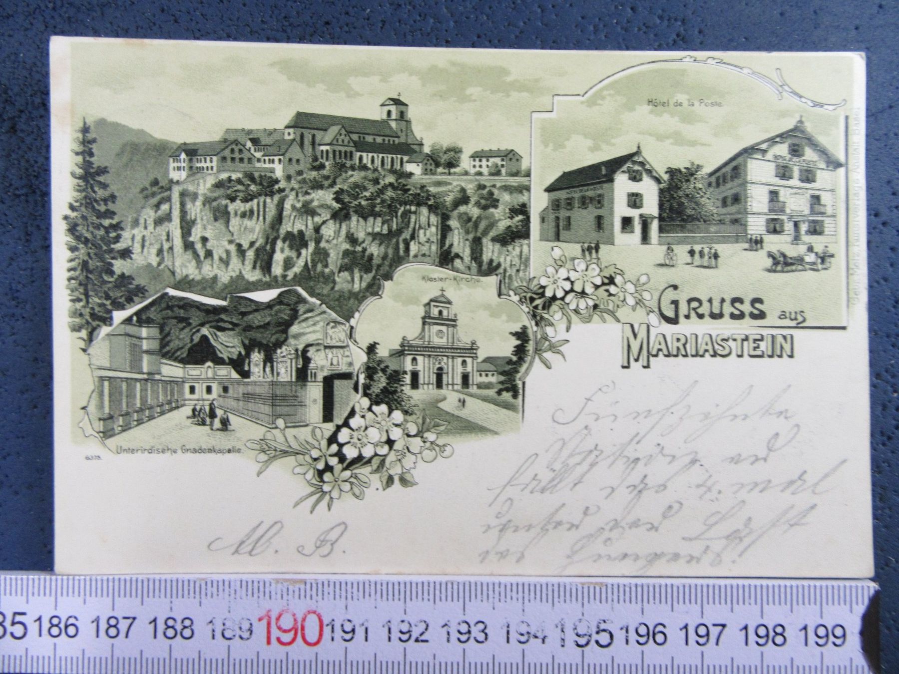 Cartoline postali: GRUSS AUS MARIASTEIN  1902 SO AK – Usato da Ettingen venduto da Hausi4711