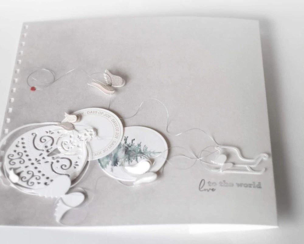 Sciablone: WEIHNACHTSKUGEL D STANZSCHABLONE – Nuovo e nell'imballaggio originale da Affoltern am Albis venduto da scrapbooking 3