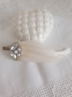 Haarschmuck Haarbrosche Strass Federn Hochzeit Ball Haarclip