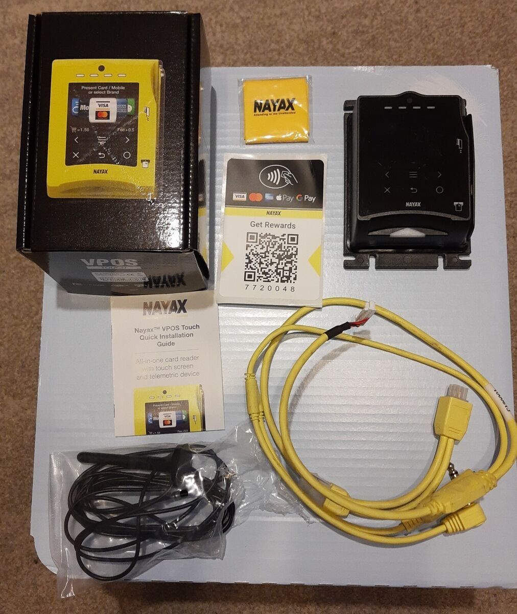 Sonstiges für die Gastronomie & Hotel: Nayax VPos Touch 4G – Neu und originalverpackt aus Giubiasco von IWGL002 1