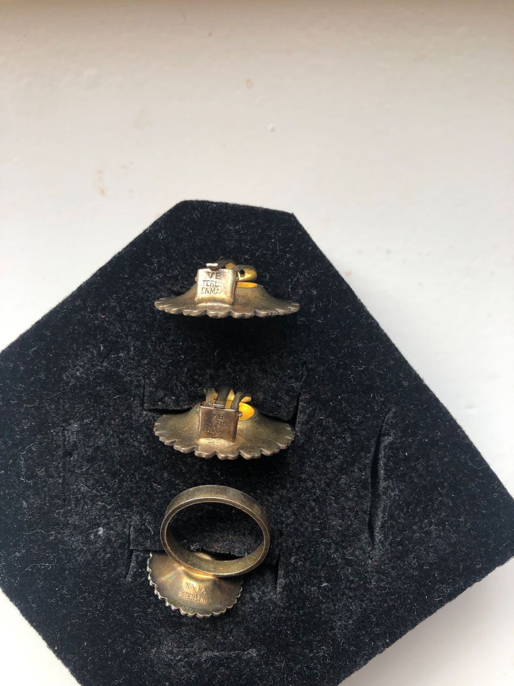 Orecchini pendenti & Orecchini a lobo: Silber Sterling Clips Ring Emallie – Usato da Zollikofen venduto da lorik007 2