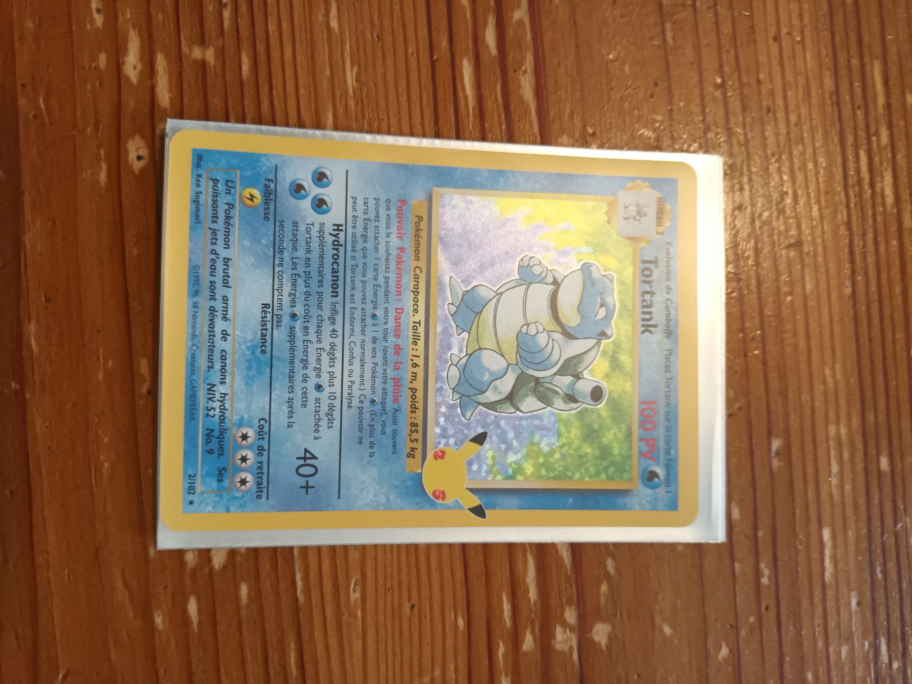 Pokémon Carte collezionabili: Tortank 25th Anniversaire – Nuovo e nell'imballaggio originale da Bevaix venduto da MD1967
