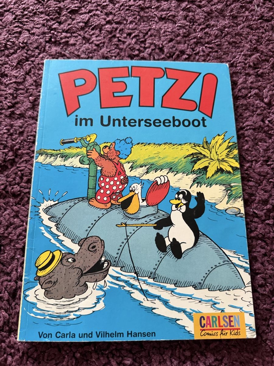 Fumetti: Petzi im Unterseeboot Comic Carlsen – Usato da Lyss venduto da nekoreh