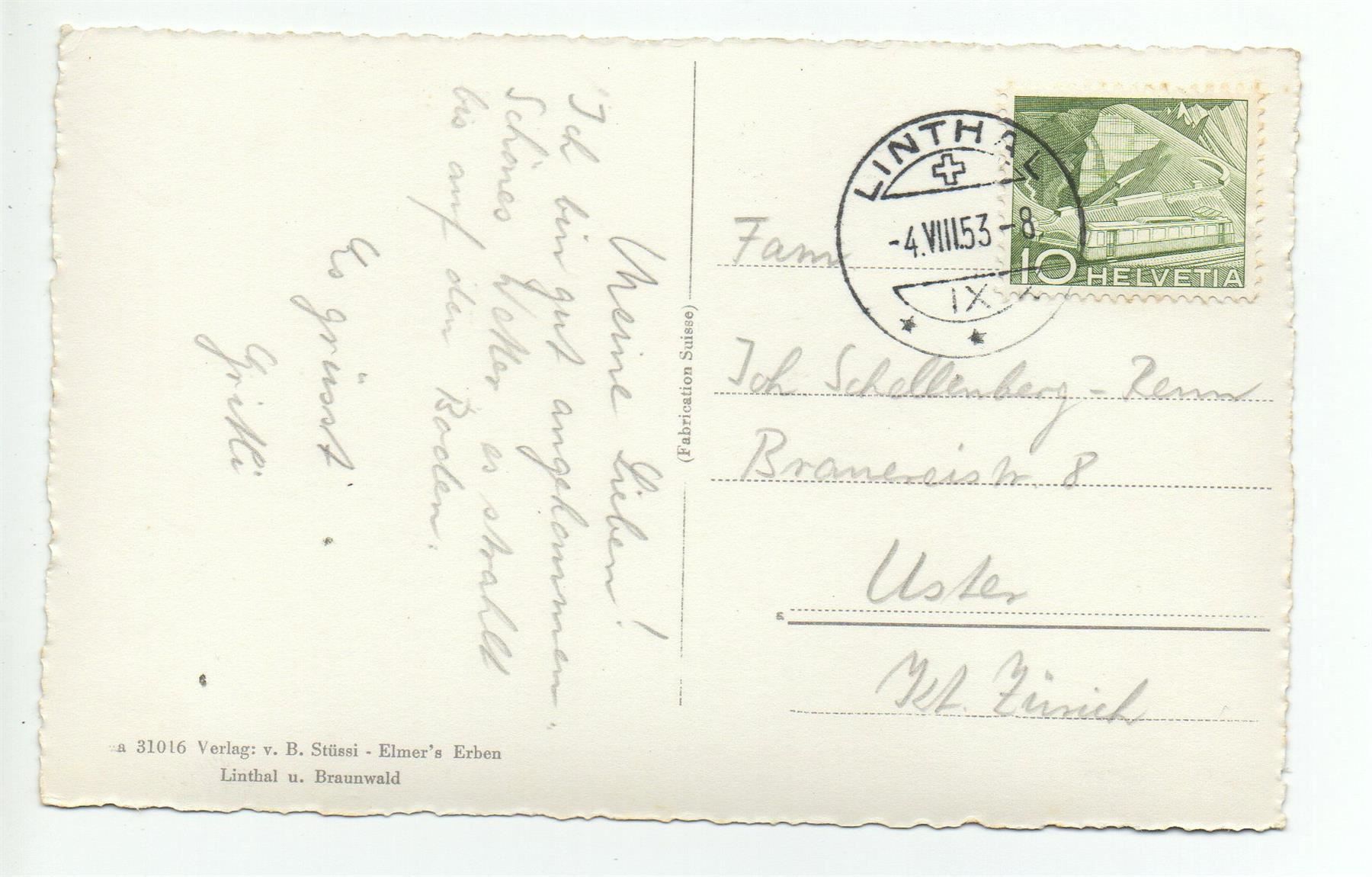 Cartoline postali: LINTHAL Ferienheim Restiberg – Usato da Jona venduto da philajona 1