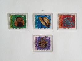1995 Pro Patria Satz Ersttag Vollstempel mit Gummi