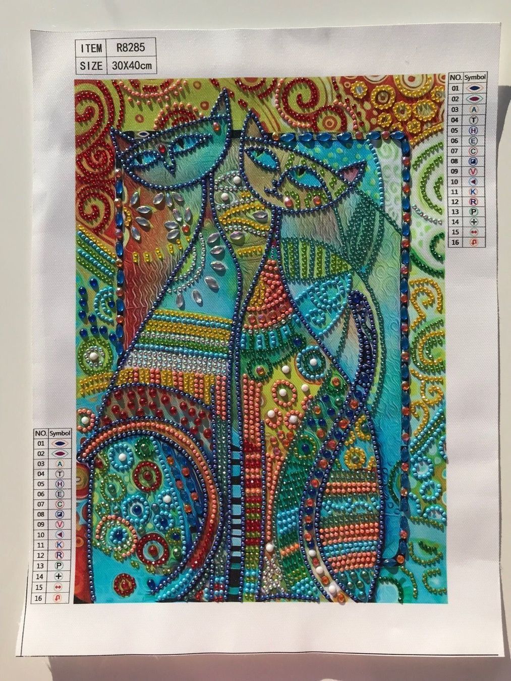 Poster & Bilder: Crystal Art Leinwand "Katzen" (NEU) – Neu (gemäss Beschreibung) aus niederbipp von Esbenz 2