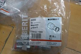 Geberit Mapress Reduktion+Muffen+Übergänge