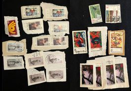 Briefmarken Deutschland, Europa & Kunst, gelaufen