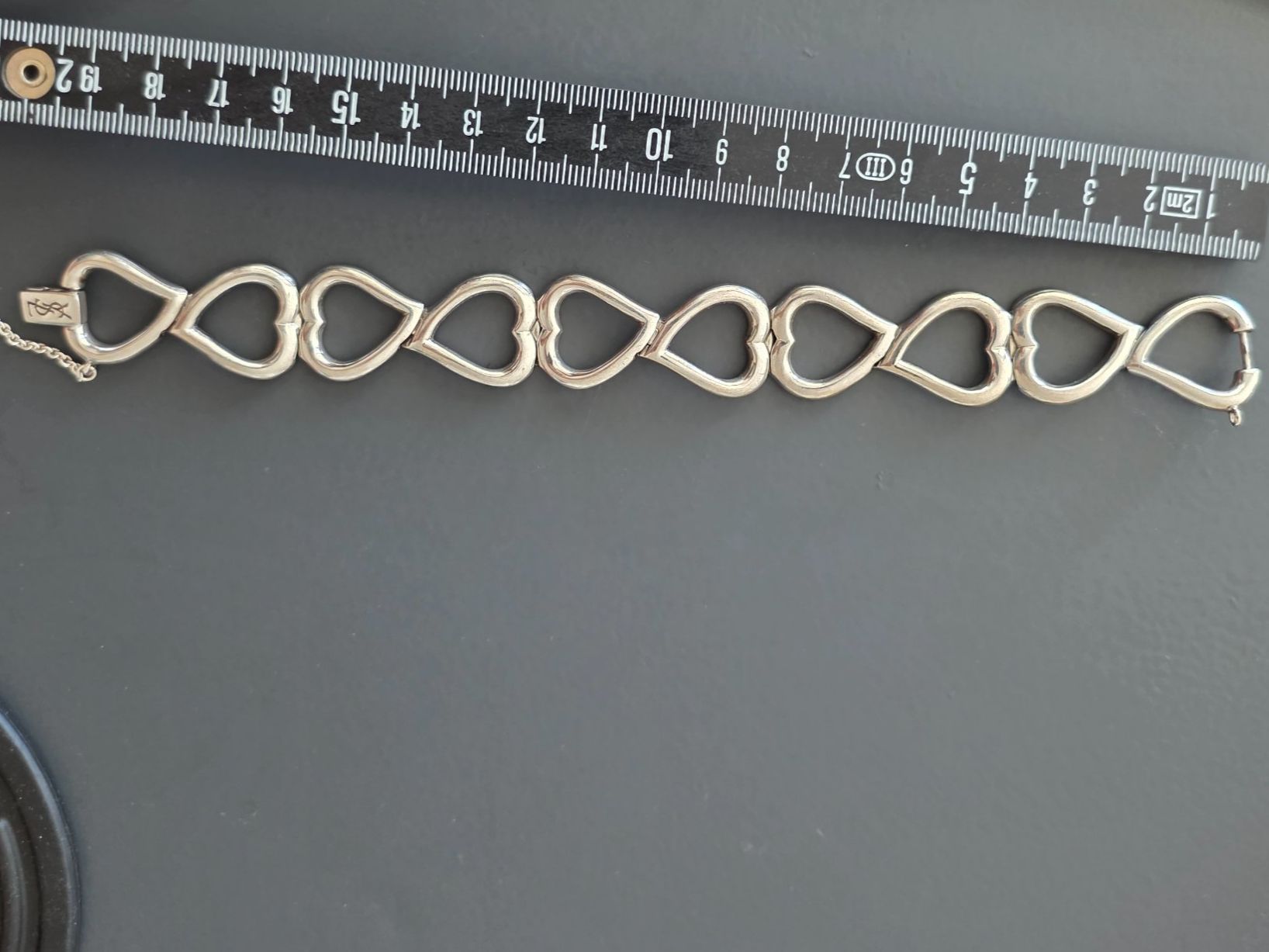 Saint Laurent Bracciali & Braccialetti: Vintage YSL Yves Saint Laurent Armband Silber 925 RARität – Nuovo (secondo la descrizione) da Zollikon venduto da Galaxycana 1