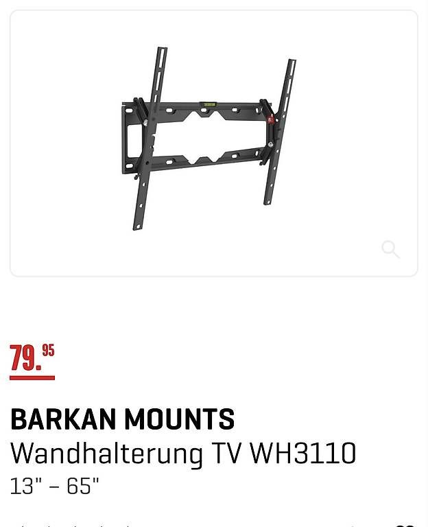Supporti a parete: TV Wandhalterung  – Usato da Basel venduto da wer_b8hl 2