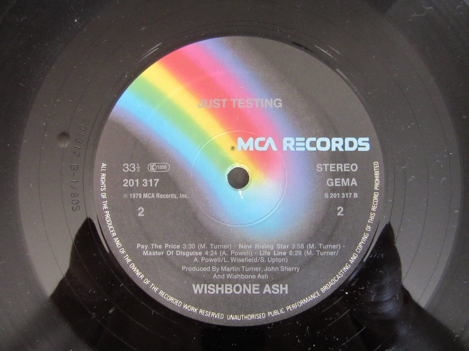 Schallplatten: Langspielplatte "WISHBONE ASH" - JUST TESTING – Gebraucht aus Degersheim von Tforelle 7