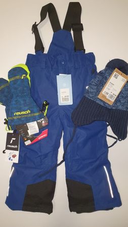 Skihose, Handschuhe und Mütze, Größe 92, 1,5-2 Jahre