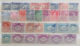 ÖSTERREICH: Gestempelte Marken bis 1962, 2 Fotos