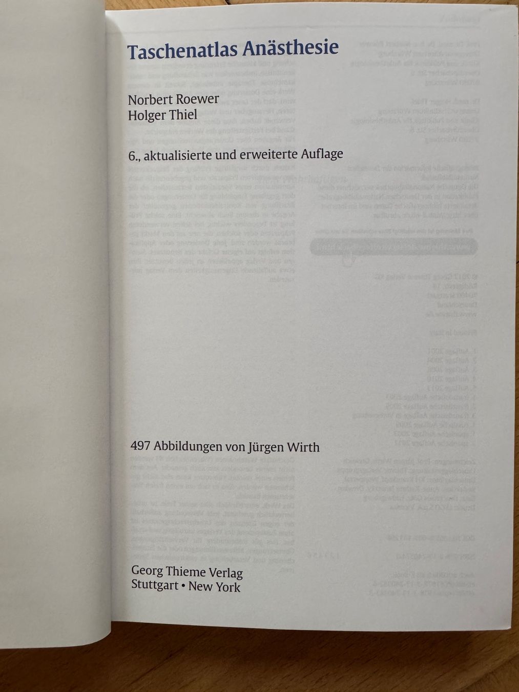 Libri: Tachenatlas Anästhesie – Usato da Bern venduto da LauraRebecca 1