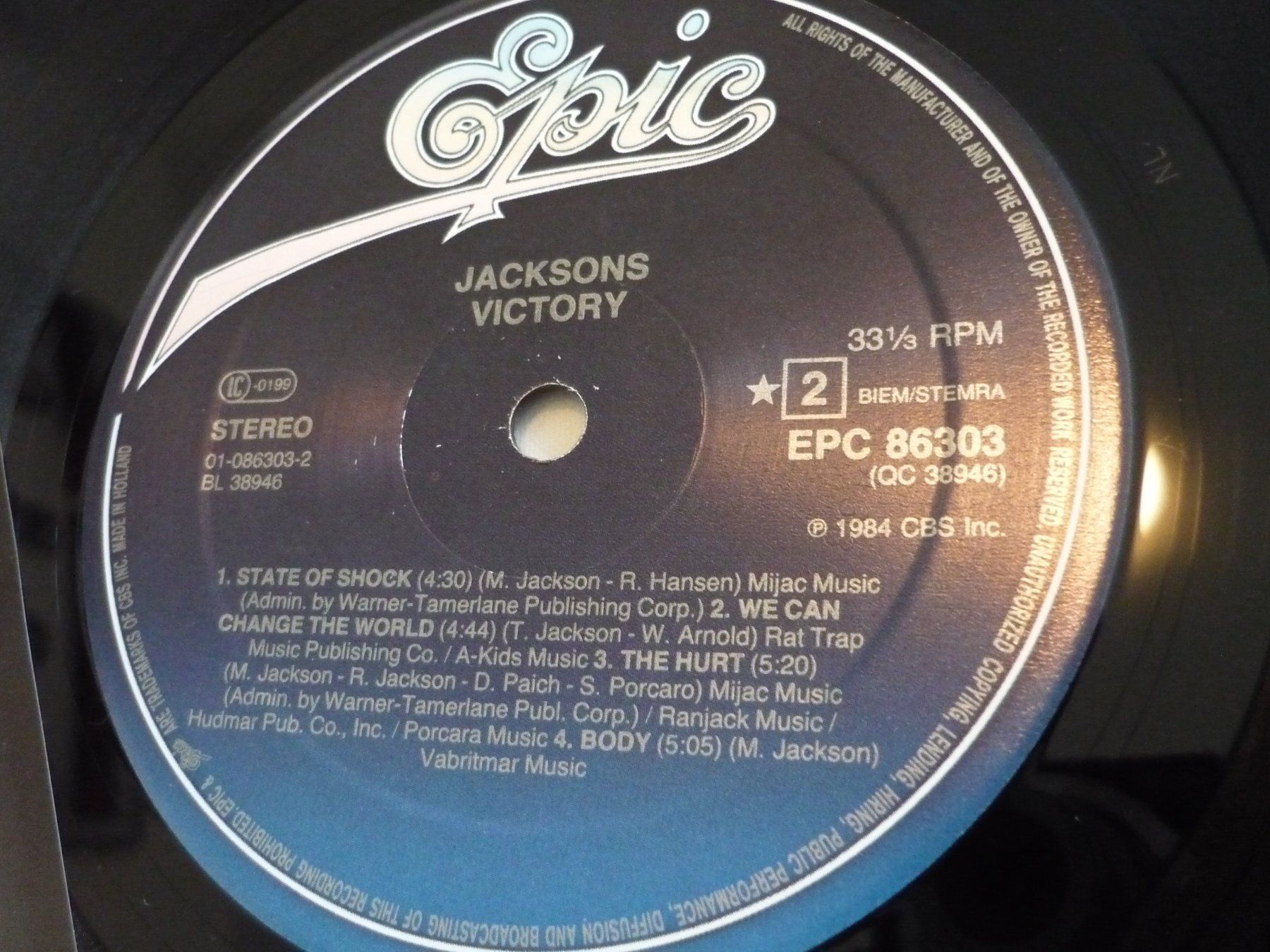 Dischi in vinile: 12" Vinyl Rock - Jacksons - victory – Usato da Beringen venduto da zzRegal 4