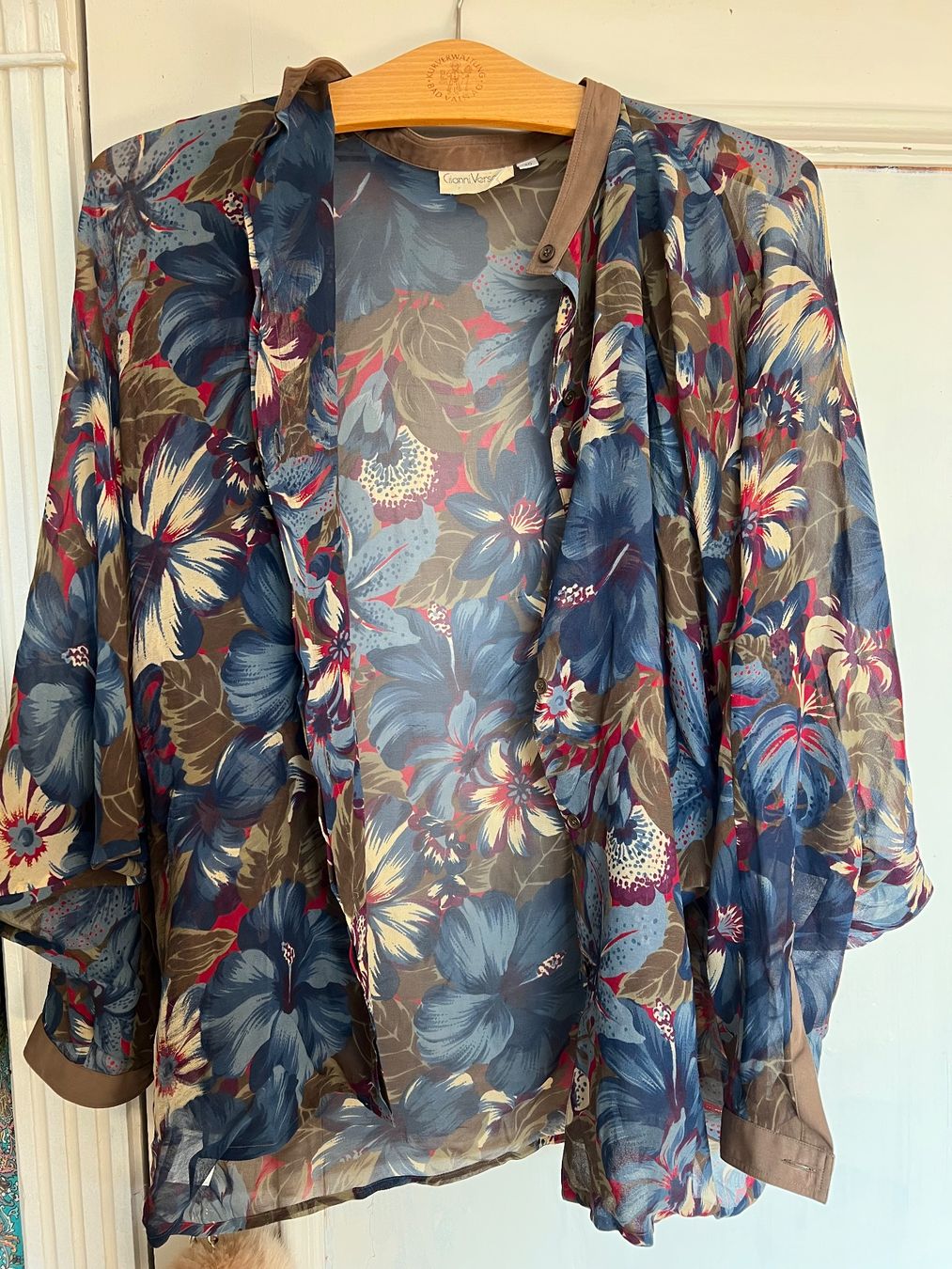 Versace Camicette: Gianni Versace Bluse Seide Gr. 40 Vintage – Usato da Biel/Bienne venduto da Girasole232 5