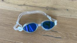 Badebrille deboer blau, neu, nie gebraucht, mit Schutzfolie