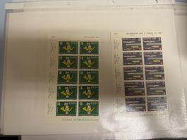 Werbemarken 1959/ 5 und 10 Rp 10er Streifen Postfrisch 