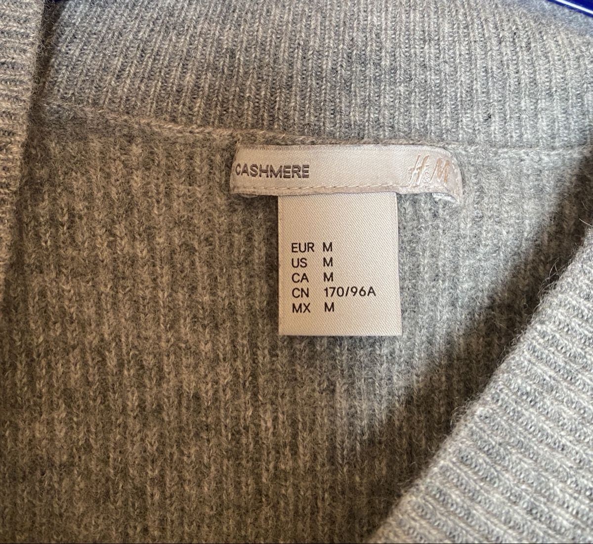 H&M Maglioni & Felpe: Hellgrauer Kaschmir - Pullover H&M, Gr. M – Usato da Sarnen venduto da Paris99 1