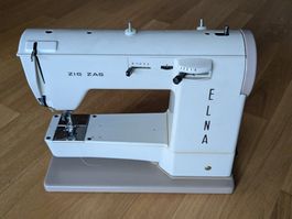 ELNA Nähmaschine mit Aufbewahrungskoffer