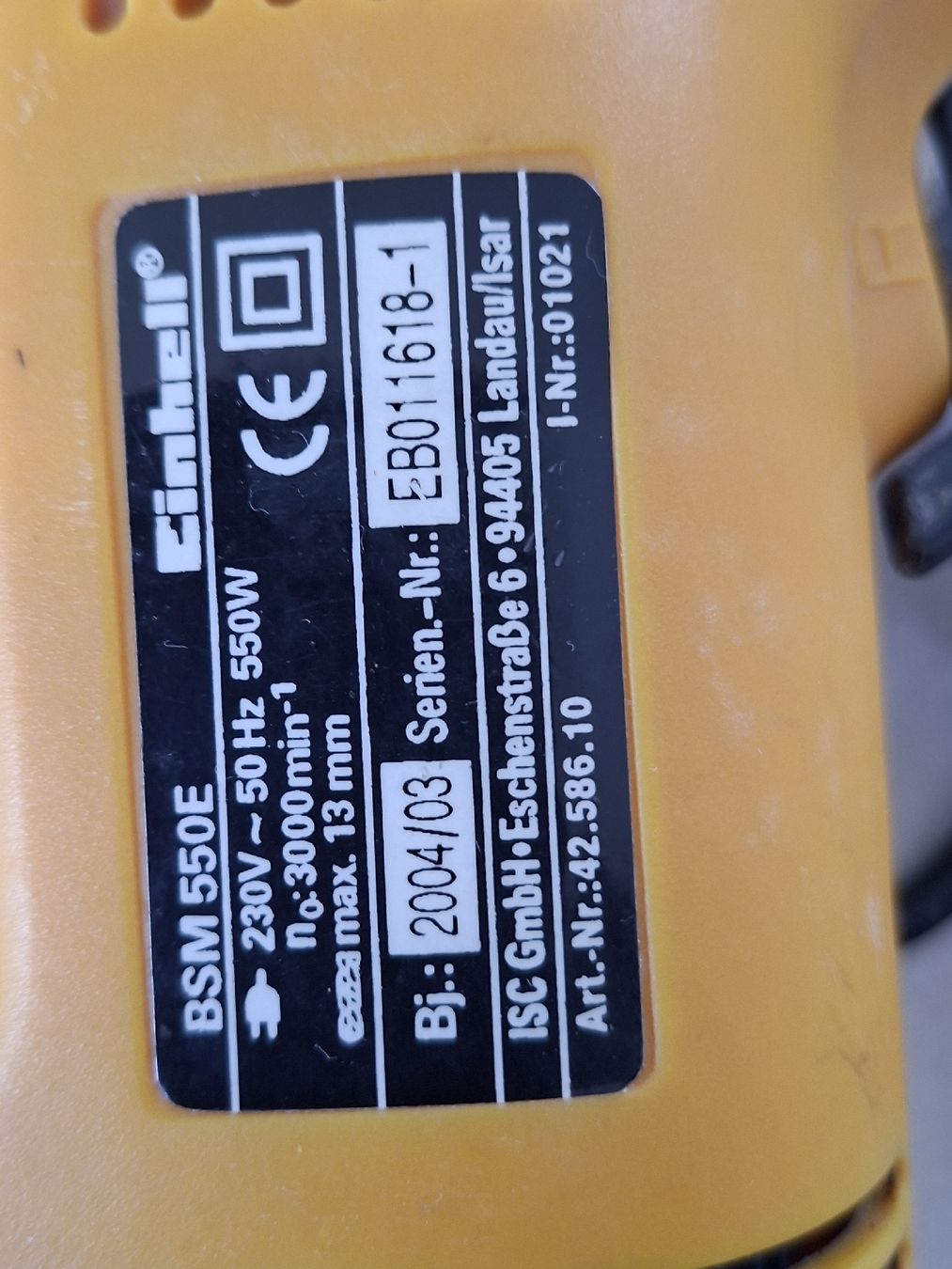 Einhell Perceuses: Bohrmaschine Einhell BSM 550 E 550W gebraucht – D'occasion à Uster par mak_mw2n 4