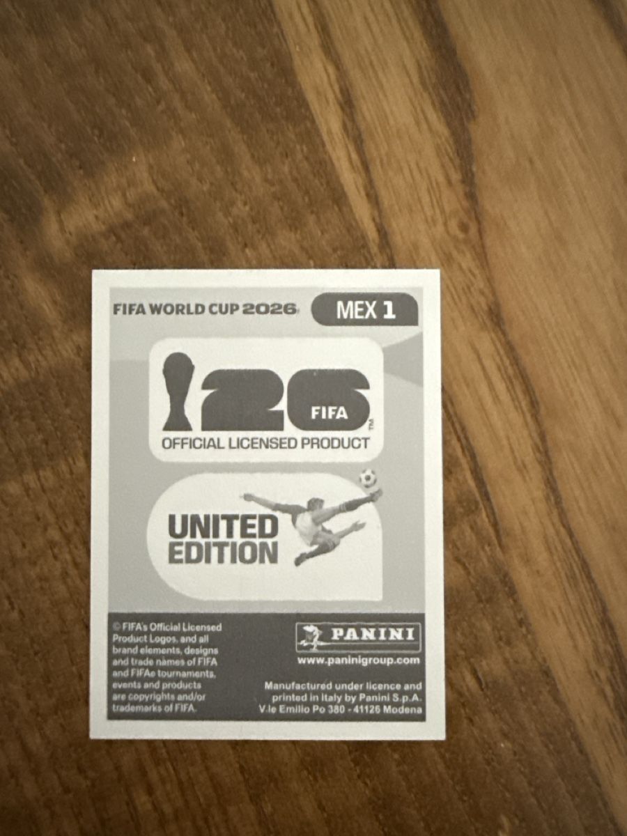 Panini Carte collezionabili: WM 2026 Sticker MEX 1 Panini – Usato da Frenkendorf venduto da emi_jg7b 1