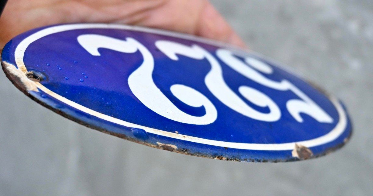 Insegne: antik Emailschild Hausnummer 522 emaille oval – Usato da Pfaffhausen venduto da mono_rec 8