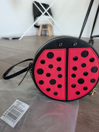 Kate Spade Leather Round Ladybug shoulder bag