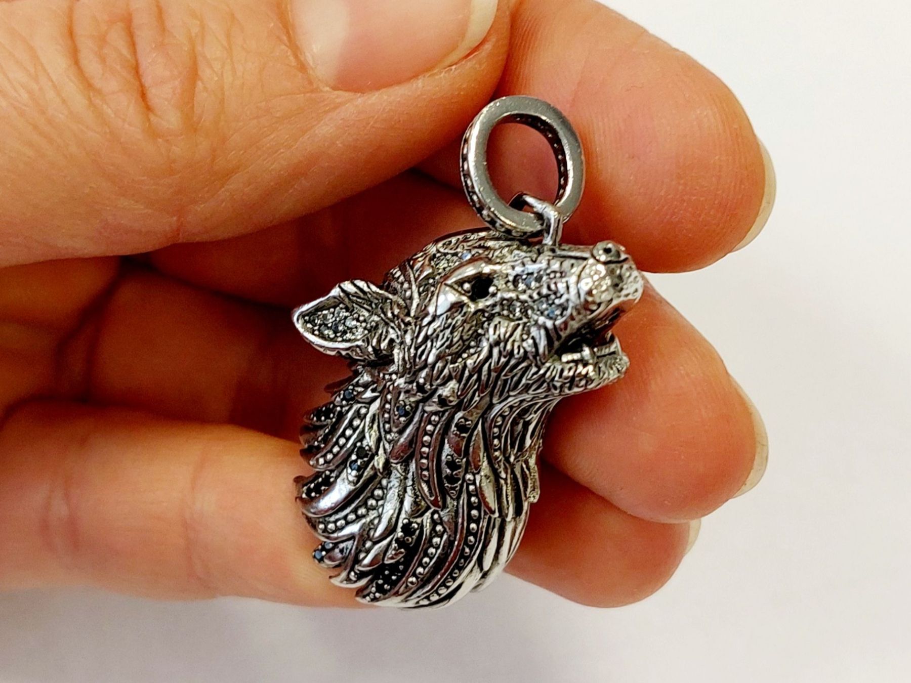 Anhänger: Anhänger Wolf Silber 925 – Neu (gemäss Beschreibung) aus Madetswil von triforuz 2