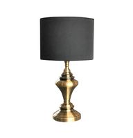 Tischleuchte Design bronze/schwarz