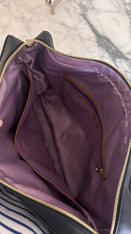 Navyboot Valigie & Borse: NAVYBOOT LEDER-LAPTOPTASCHE SCHWARZ/GOLD – Usato da Zürich venduto da sus_97pd 4