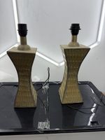 2 Vintage Lampenfüsse whs Messing
