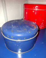 2er Set dekorative Guetslidosen, rot & blau