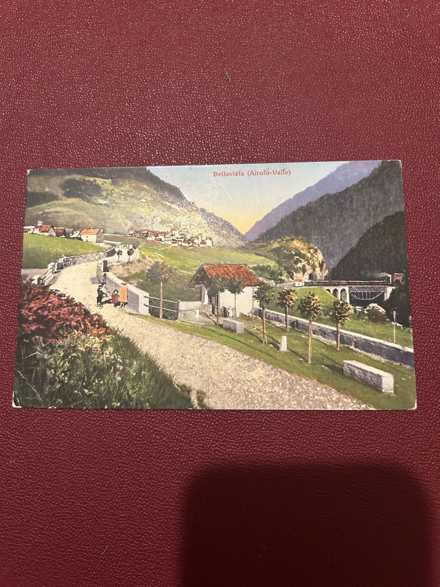 Cartoline postali: Bellavista Airolo-Valle 1914 – Usato da Breganzona venduto da Milesbo