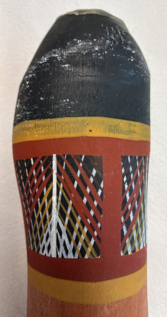 Musikinstrumente: Didgeridoo, Red Cedar mit Jabiru Motiv – Gebraucht aus Oberkirch LU von Renntiger0 4
