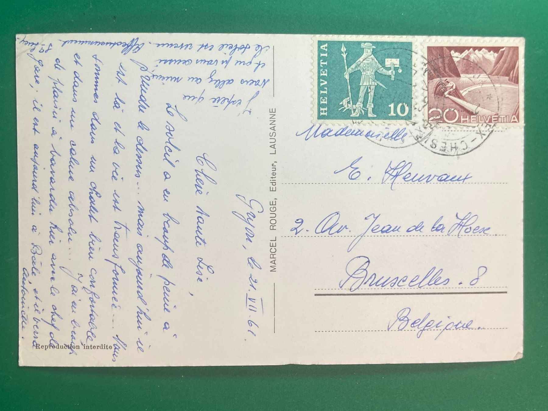 Ansichtskarten: Gryon et les Dents du Midi – Gebraucht aus Steg VS von _vinci_ 1