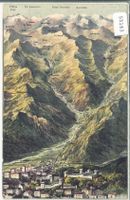 Bellinzona - Leventina - Panorama - Litho