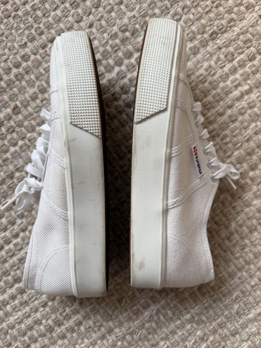 Superga Scarpe da donna: Superga white sneakers size 39,5 – Usato da Steinhausen venduto da phocea10 1