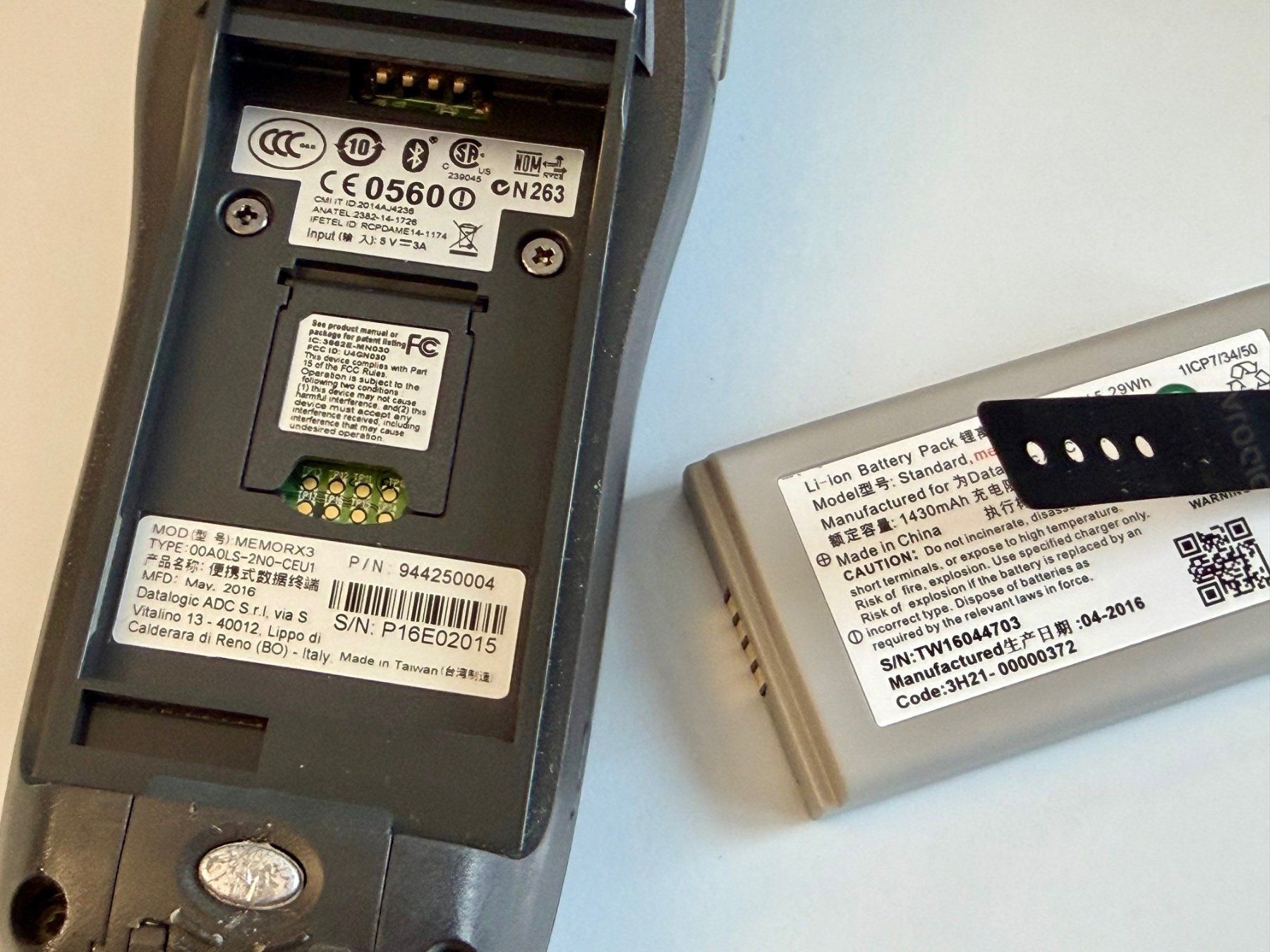 Scanner: Datalogic Memor X3 / Barcode Scanner – Usato da Einigen venduto da Medicom-Pharma 5
