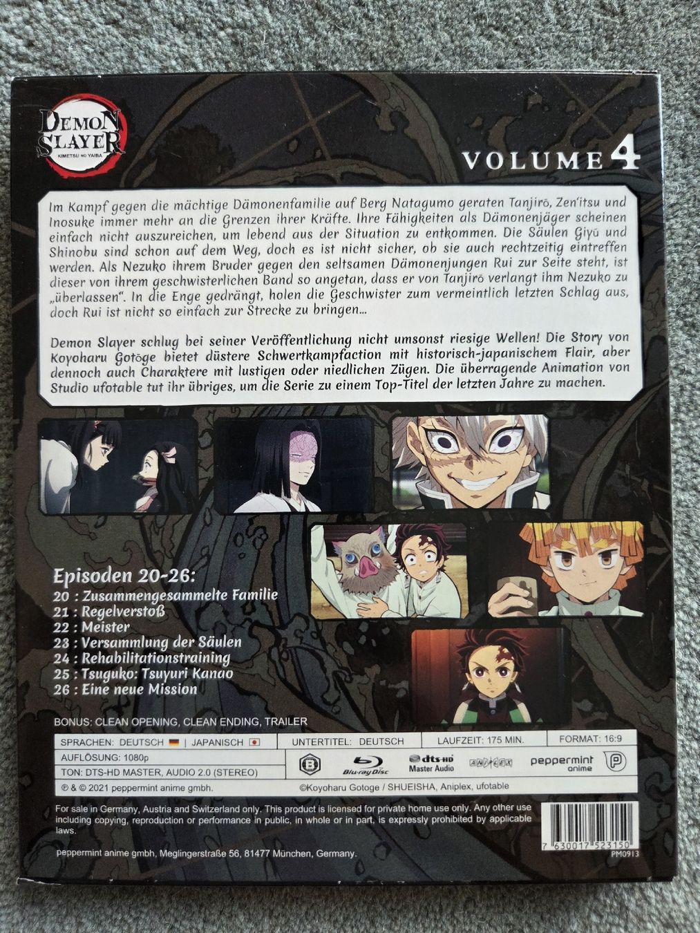 Tous les DVDs: Demon Slayer Volume 4 Bluray – Neuf (Voir description) à Jona par nik.rj 1