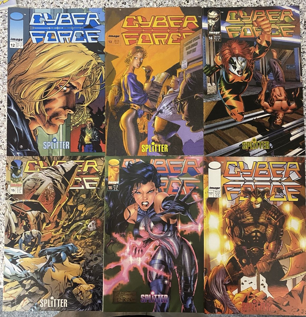 Fumetti: Cyber Force Image Spillter Comics 1-23 – Usato da Schleinikon venduto da kar_8ww7 2