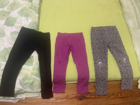 Gebrauchtes Leggings-Set (3Stk.) in Grösse 110